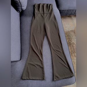 Black strapless jumpsuit